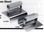 CF243 Kraft Tools - 6in x 4in - 1-1/2in Radius - Outside - SS Sidewalk &amp; Curb Tools CF243